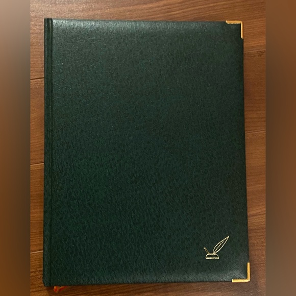 Journal notebook leather dark Green - Picture 2 of 7